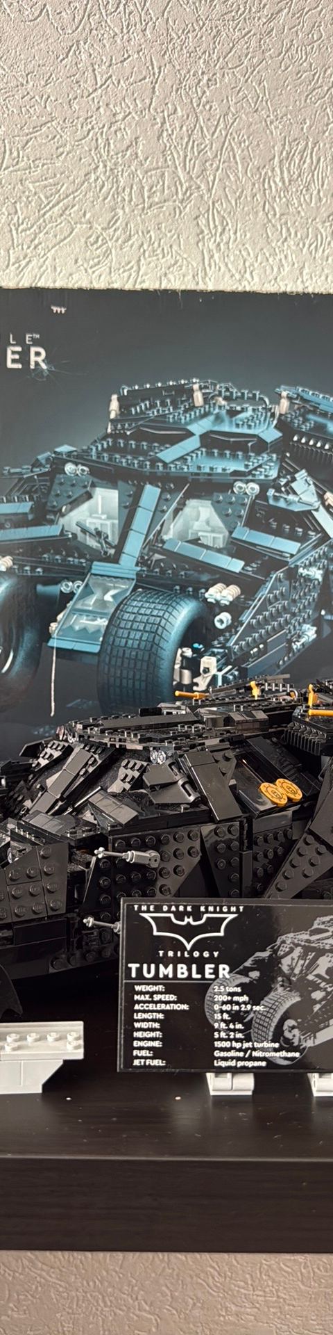 LEGO DC Batman Batmobile Tumbler 76240 uit The Dark Knight Trilogy.