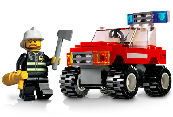 LEGO 7241 Fire Car With instructions - No box — LEGO te koop op BrickVillage