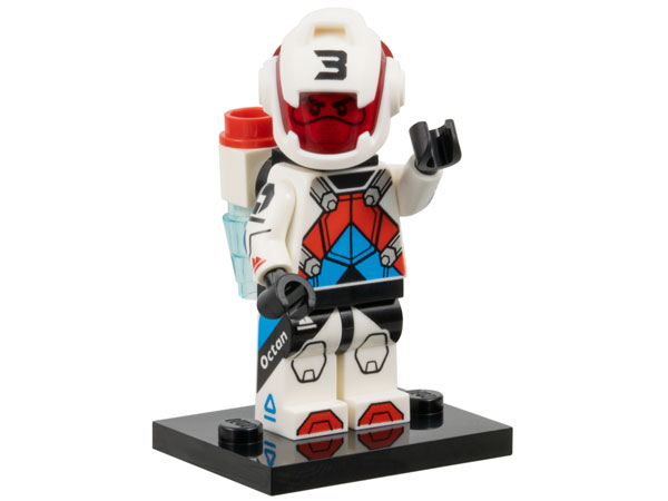 LEGO col27-3 col27 Jetpack Racer, Series 27 (Complete Set with Stand and Accessories) — LEGO te koop op BrickVillage