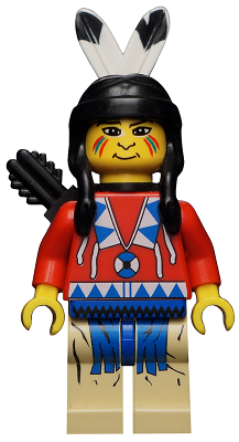 LEGO Minifiguur Indian 2 - Black Quiver (ww014) — LEGO te koop op BrickVillage