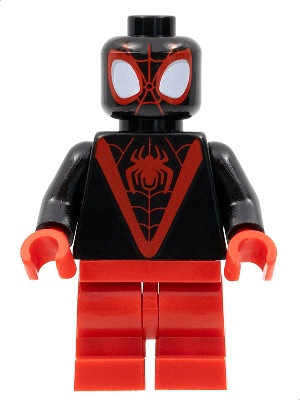 LEGO Minifiguur Spin / Spider-Man (Miles Morales), Medium Red Legs (sh0800) — LEGO te koop op BrickVillage