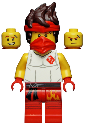 LEGO Minifiguur Kai - Legacy, White Shirt (njo0643) — LEGO te koop op BrickVillage