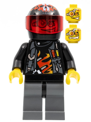 LEGO Minifiguur Backyard Blaster 3 (Billy Bob Blaster) - Standard Helmet (wr024) — LEGO te koop op BrickVillage