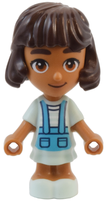 LEGO Minifiguur Friends Alba - Micro Doll, Light Aqua Dress (frnd0699) — LEGO te koop op BrickVillage