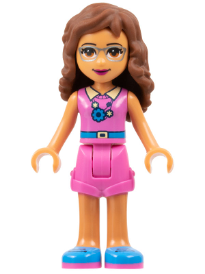 LEGO Minifiguur Friends Olivia (Nougat) - Dark Pink Shorts and Top (frnd0290) — LEGO te koop op BrickVillage