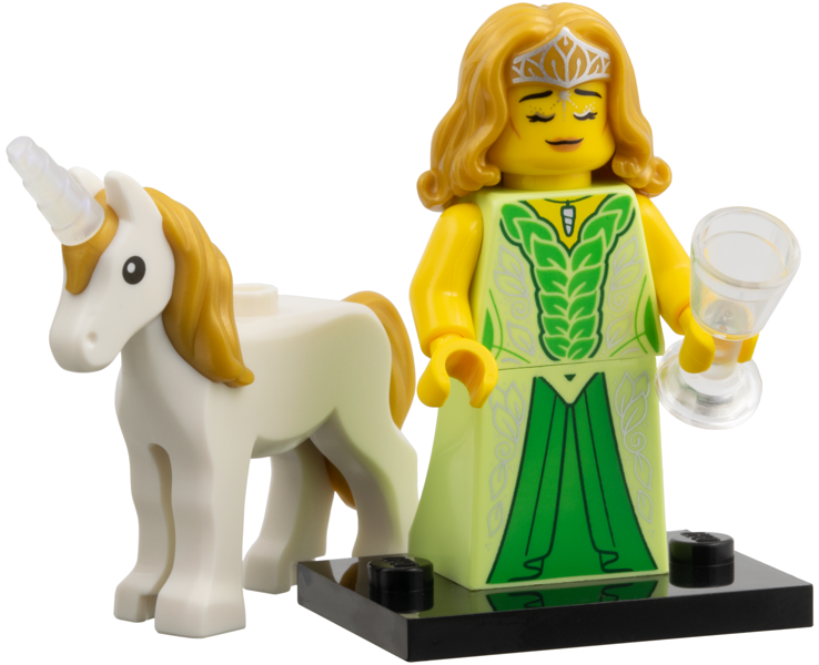 LEGO col29-12 Unicorn Elf, Series 29 (Complete Set with Stand and Accessories) — LEGO te koop op BrickVillage