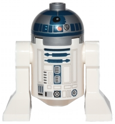 LEGO Minifiguur Astromech Droid, R2-D2 - Flat Silver Head, Red Dots and Small Receptor (sw0527) — LEGO te koop op BrickVillage