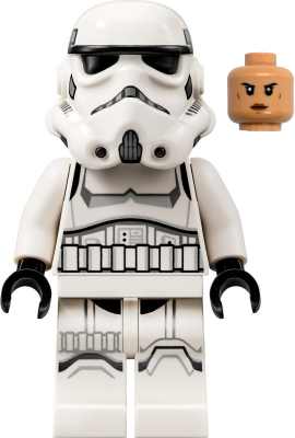 LEGO Minifiguur Imperial Stormtrooper - Female, Dual Molded Helmet with Light Bluish Gray Panels on Back, Shoulder Belt…