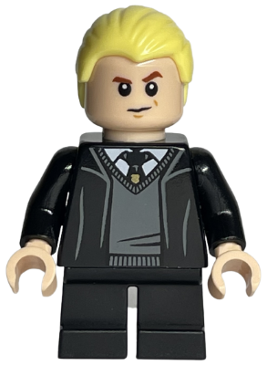 LEGO Minifiguur Draco Malfoy - Hogwarts Robe, Black Tie, Suspicious (hp321) — LEGO te koop op BrickVillage