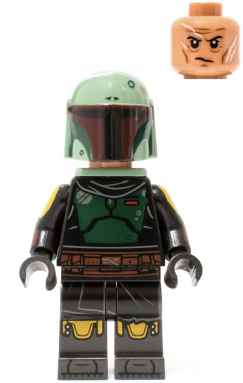 LEGO Minifiguur Boba Fett - Repainted Beskar Armor, Jet Pack (sw1245)