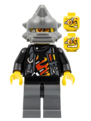 LEGO Minifiguur Backyard Blaster 3 (Billy Bob Blaster) - Spiked Helmet (wr018) — LEGO te koop op BrickVillage