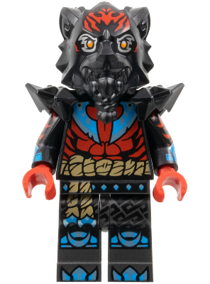 LEGO Minifiguur Lord Ras - Red Markings, Black Shoulder Armor (njo0927) — LEGO te koop op BrickVillage