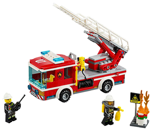 LEGO 60107 Fire Ladder Truck — LEGO te koop op BrickVillage