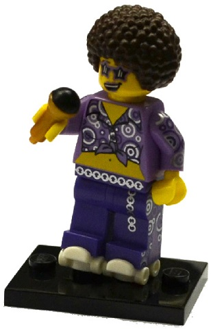 LEGO col13-13 col13 Disco Diva, Series 13 (Complete Set with Stand and Accessories) — LEGO te koop op BrickVillage