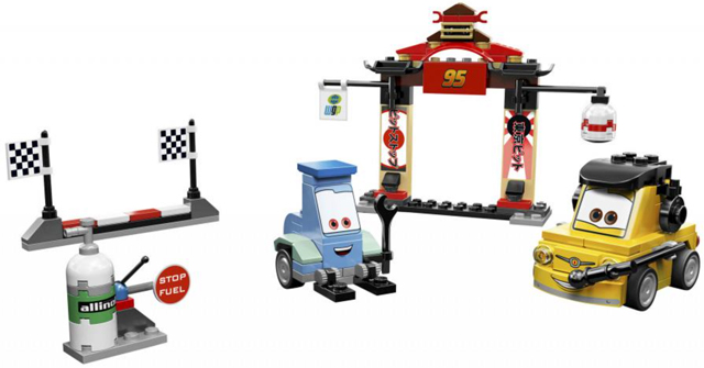 LEGO 8206 Tokyo Pit Stop With instructions - No box — LEGO te koop op BrickVillage