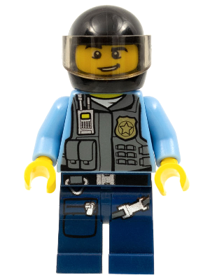 LEGO Minifiguur Police - LEGO City Undercover Elite Police Motorcycle Officer (cty0357)