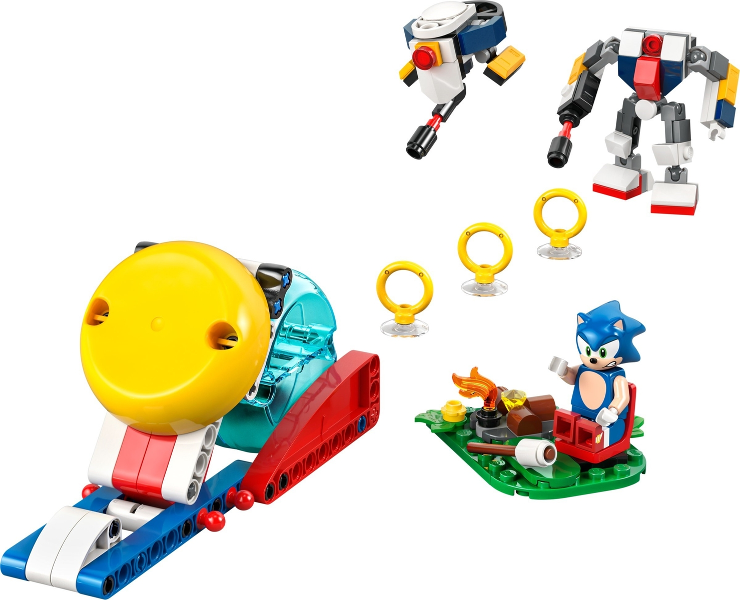 LEGO 77001 Sonic's Campfire Clash — LEGO te koop op BrickVillage