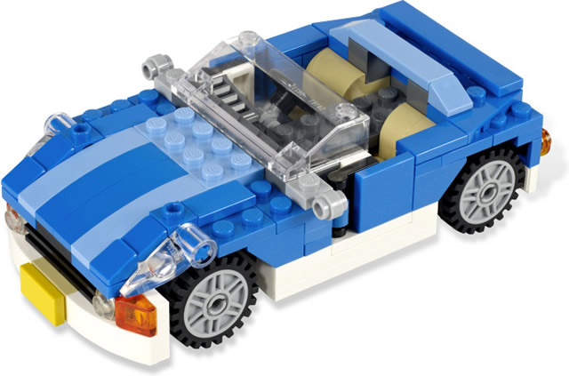 LEGO 6913 Blue Roadster — LEGO te koop op BrickVillage