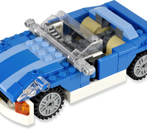LEGO 6913 Blue Roadster