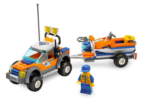 LEGO 7737 Coast Guard 4WD & Jet Scooter — LEGO te koop op BrickVillage