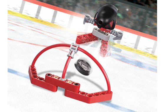 LEGO 3558 Red Player & Goal — LEGO te koop op BrickVillage