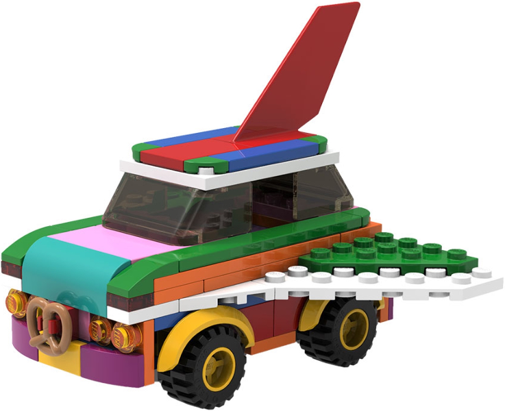 LEGO 5006890 Rebuildable Flying Car — LEGO te koop op BrickVillage