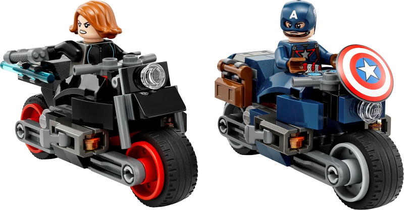 LEGO 76260 Black Widow & Captain America Motorcycles — LEGO te koop op BrickVillage