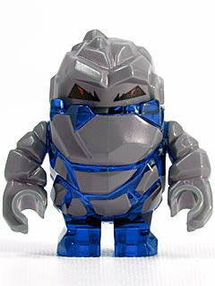 LEGO Minifiguur Rock Monster - Glaciator (Trans-Dark Blue) (pm004) — LEGO te koop op BrickVillage