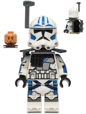 LEGO Minifiguur Clone ARC Trooper Fives, 501st Legion (Phase 2) (sw1329) — LEGO te koop op BrickVillage