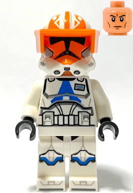 LEGO Minifiguur Clone Captain Vaughn, 501st Legion, 332nd Company (Phase 2) - Helmet with Holes and Togruta Markings, O… — LEGO te koop op BrickVillage
