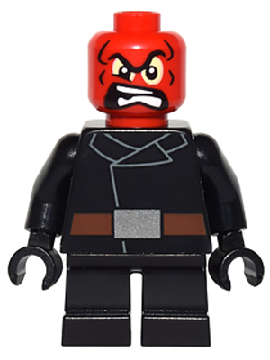 LEGO Minifiguur Red Skull - Short Legs (sh0251) — LEGO te koop op BrickVillage