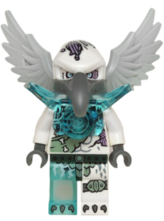 LEGO Minifiguur Voom Voom - Trans-Light Blue Armor (loc107) — LEGO te koop op BrickVillage